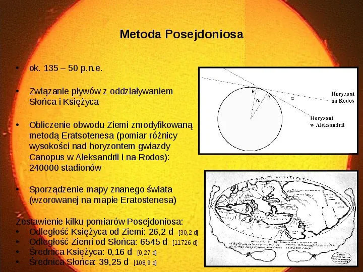 Fizyka starożytna: dwie metody pomiaru odległości Słońca od Ziemi - Slide 16