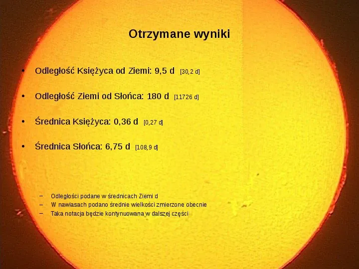 Fizyka starożytna: dwie metody pomiaru odległości Słońca od Ziemi - Slide 9