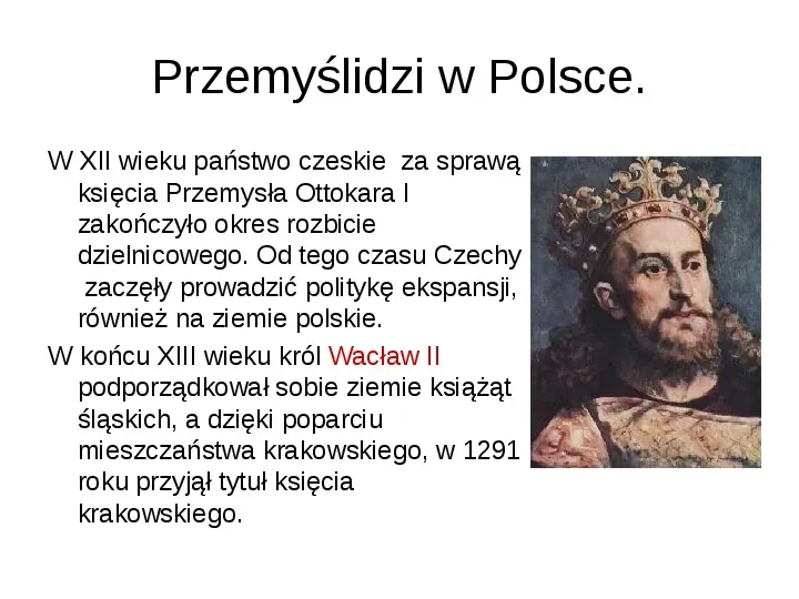 Odbudowa i zjednoczenie Królestwa Polskiego - Slide 6