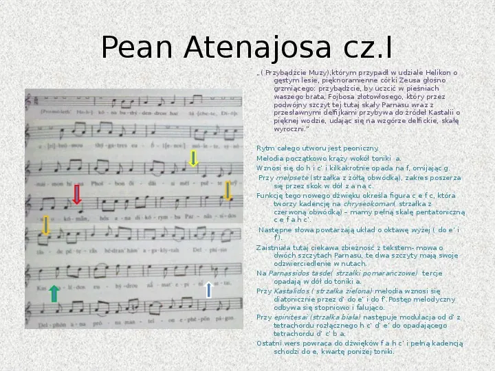 Zabytki greckiej muzyki - Slide 3