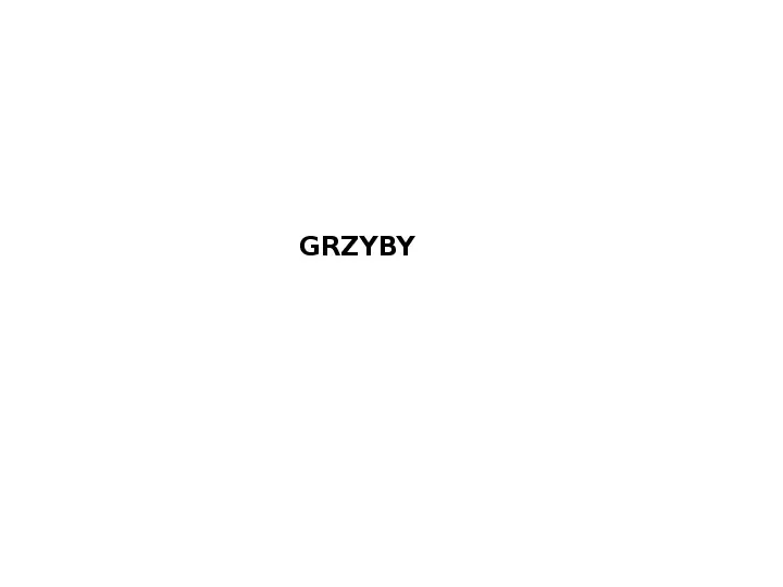 Grzyby - Slide 1