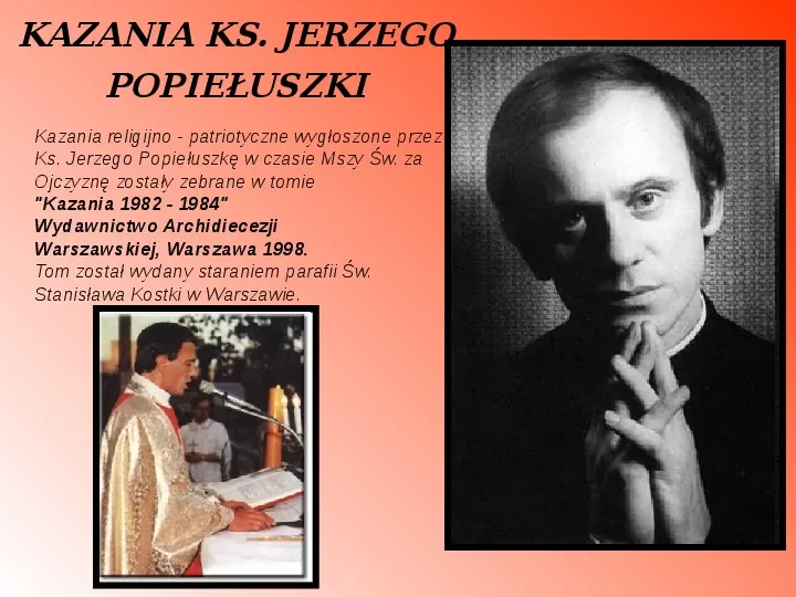 Księdz Jerzy Popiełuszko - Slide 18
