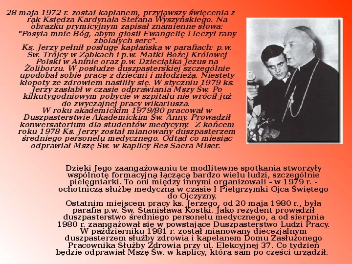 Księdz Jerzy Popiełuszko - Slide 4