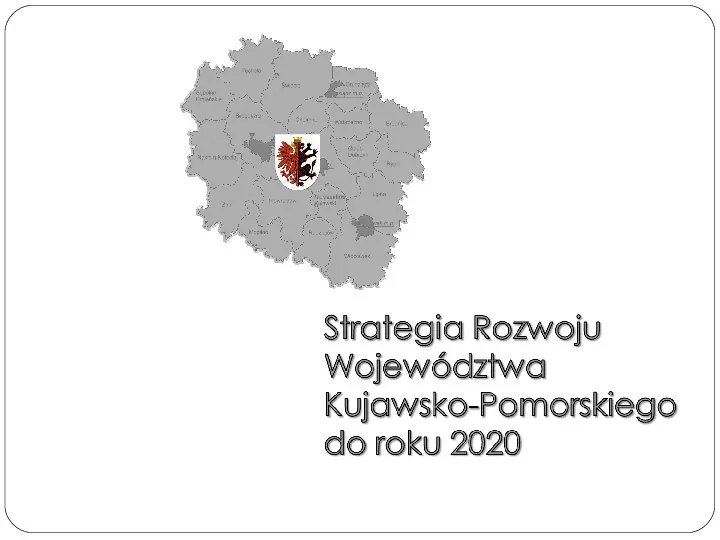 Polityka terytorialna jako instrument rozwoju województwa - Slide 2