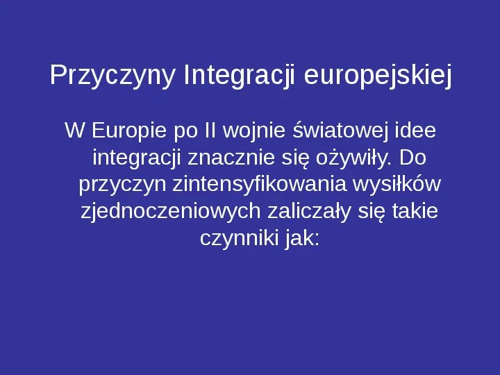 Integracja europejska - Slide 16