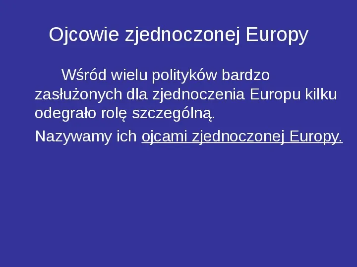 Integracja europejska - Slide 19