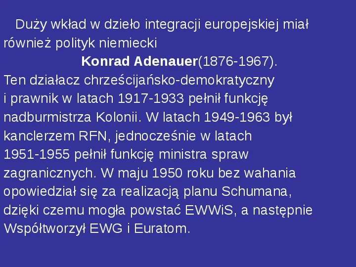 Integracja europejska - Slide 22