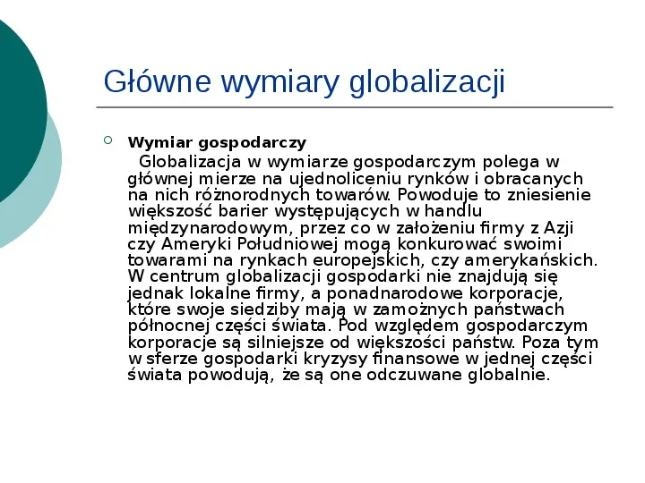 Globalizacja - Slide 8
