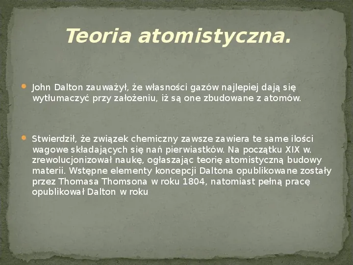 Historia atomu - Slide 9