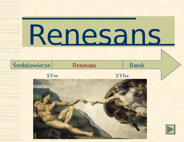 Renesans - Slide pierwszy