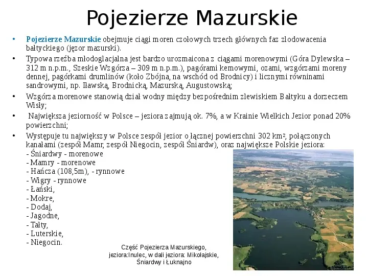 Zlodowacenia w Polsce oraz formy polodowcowe - Slide 16