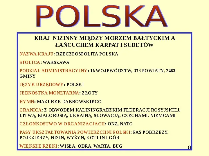 Sąsiedzi Polski - Slide 8