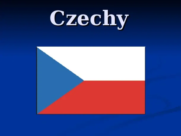 Czechy - Slide pierwszy
