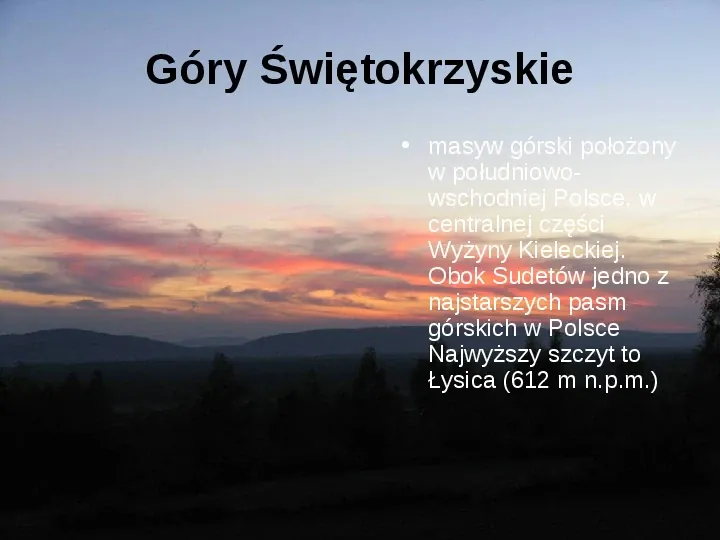 Polskie góry - Slide 6