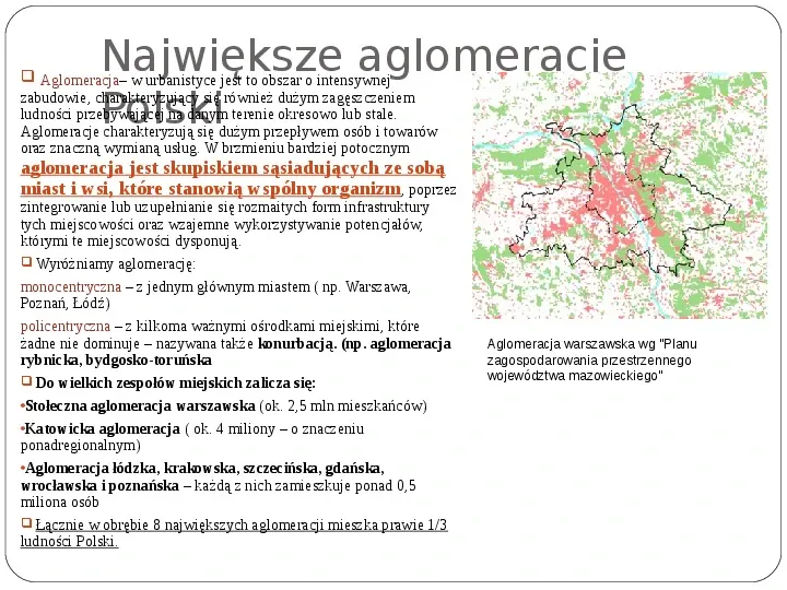 Sieć osadnicza Polski - Slide 8