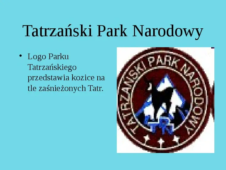 Tatrzański Park Narodowy - Slide 1