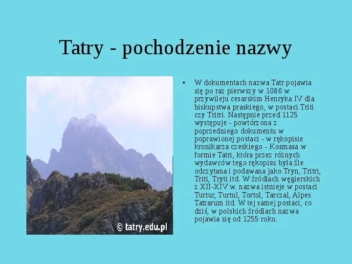 Tatrzański Park Narodowy - Slide 29
