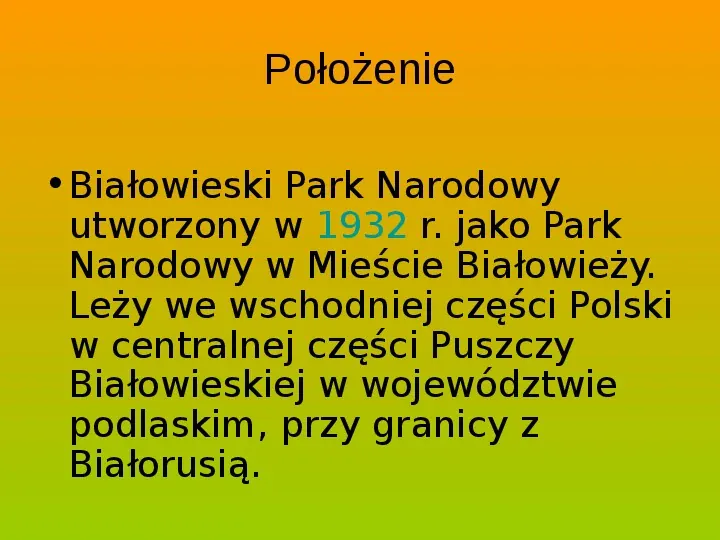 Białowieski Park Narodowy - Slide 3