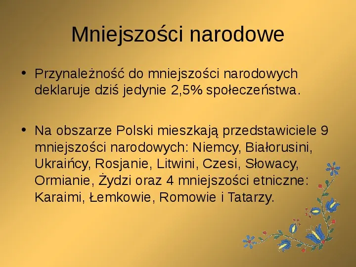 Czy Polacy są zróżnicowani kulturowo? - Slide 3