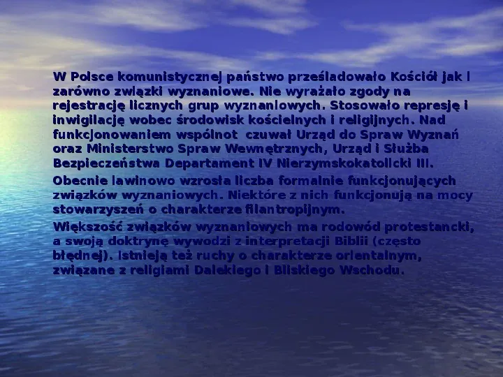 Sekty i ruchy religijne w Polsce współczesnej - Slide 17