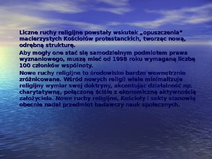 Sekty i ruchy religijne w Polsce współczesnej - Slide 18