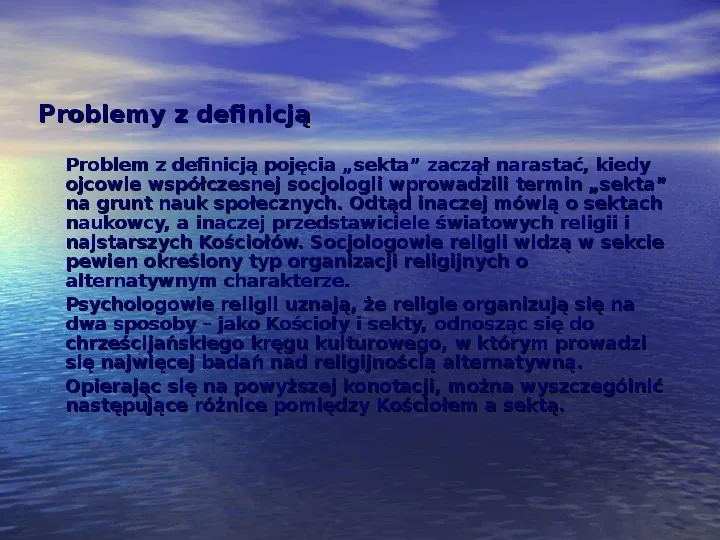 Sekty i ruchy religijne w Polsce współczesnej - Slide 4