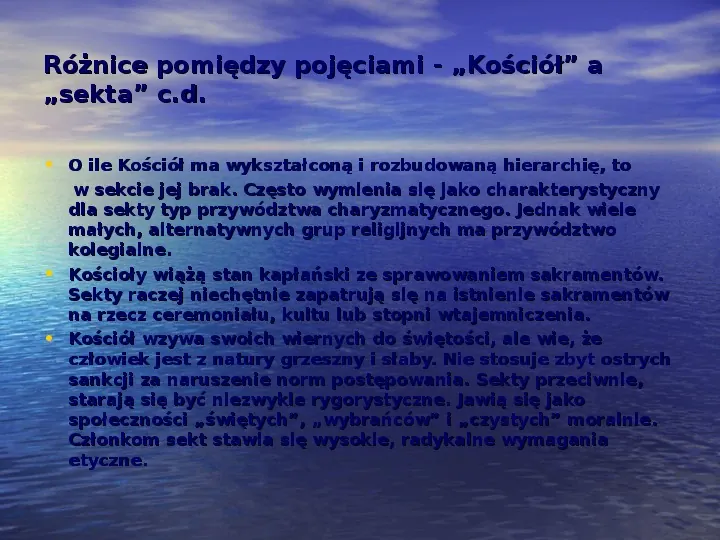 Sekty i ruchy religijne w Polsce współczesnej - Slide 6
