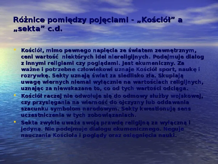 Sekty i ruchy religijne w Polsce współczesnej - Slide 7