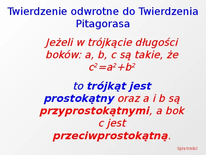 Twierdzenie Pitagorasa - Slide 12