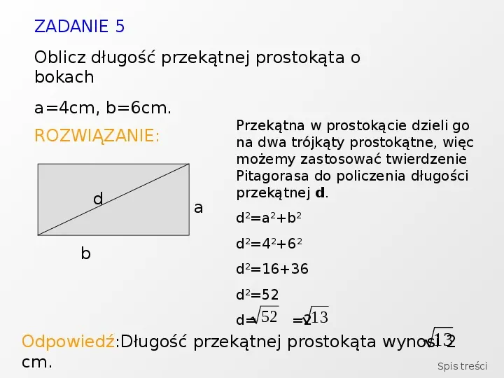 Twierdzenie Pitagorasa - Slide 20