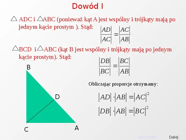 Twierdzenie Pitagorasa - Slide 7