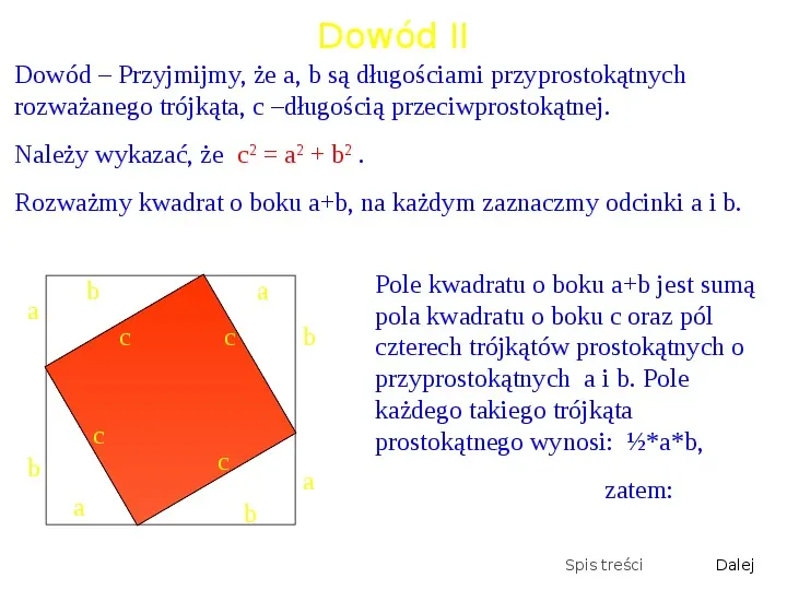 Twierdzenie Pitagorasa - Slide 9