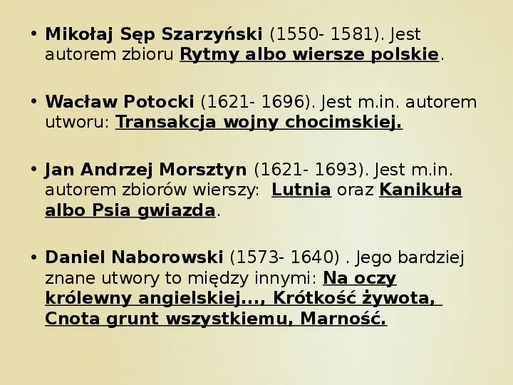 Najsławniejsi pisarze i poeci w Polsce - Slide 10