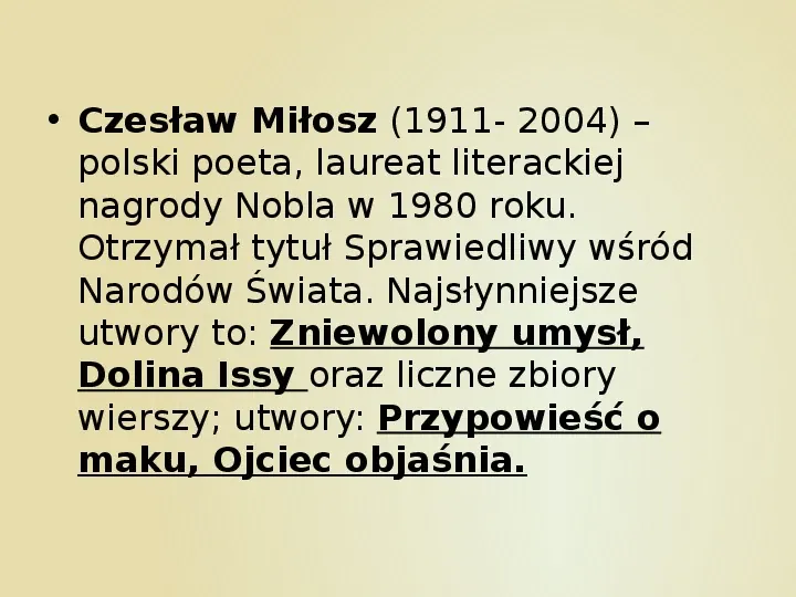 Najsławniejsi pisarze i poeci w Polsce - Slide 45