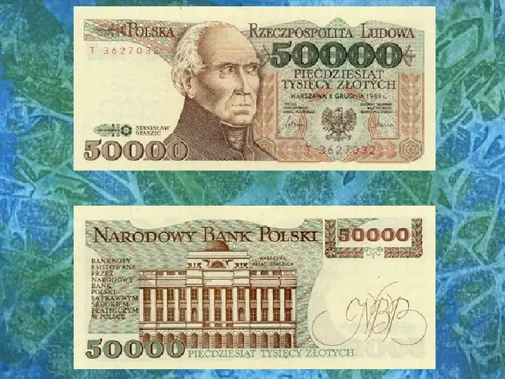 Banknoty polskie przed nominacją w 1995 roku - Slide 13
