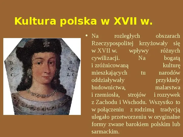 Barok i sarmatyzm w Polsce - Slide 2