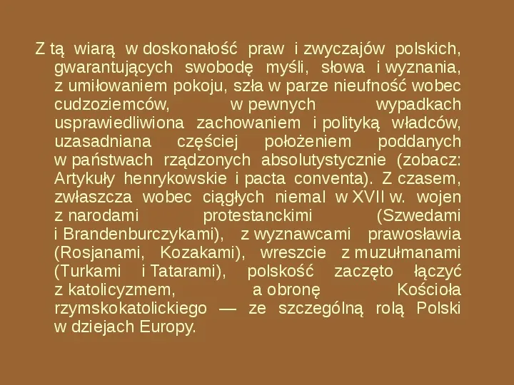 Barok i sarmatyzm w Polsce - Slide 6