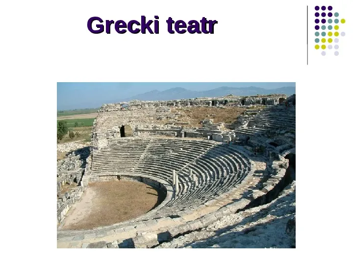 Bogowie greccy, teatr i igrzyska greckie - Slide 14