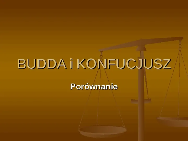 Budda i konfucjusz - Slide 1