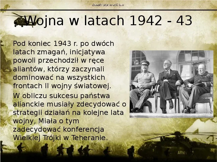 Działania wojenne w latach 1940-43 - Slide 39