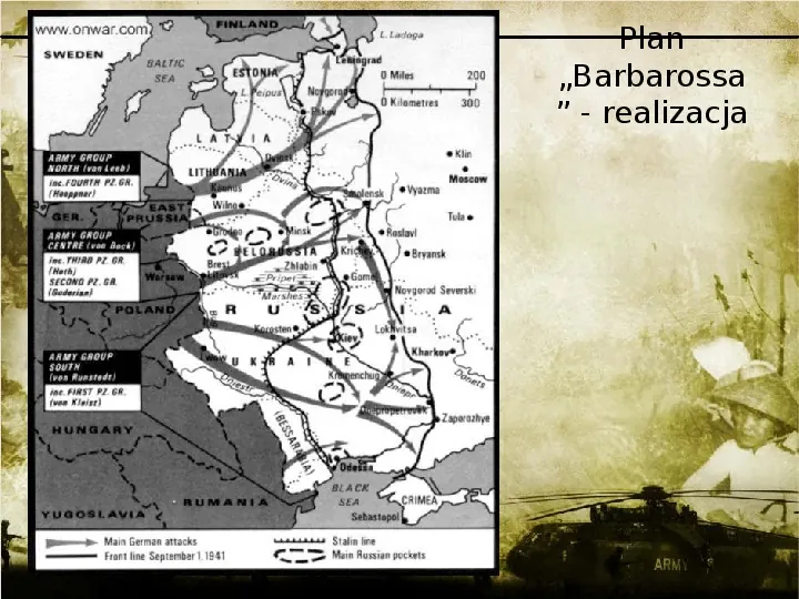 Działania wojenne w latach 1940-43 - Slide 9