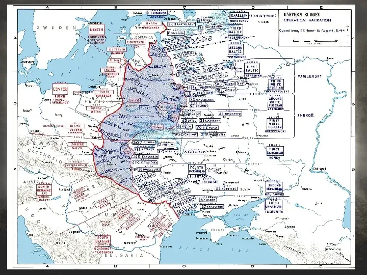 Działania wojenne w latach 1944-45. Otwarcie II frontu - Slide 10