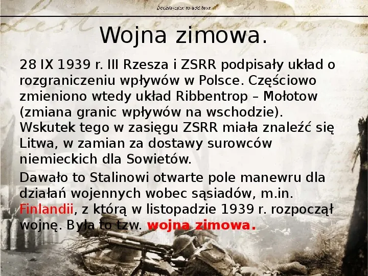 Działania zbrojne w Europie Zachodniej w latach 1939 - Slide 2