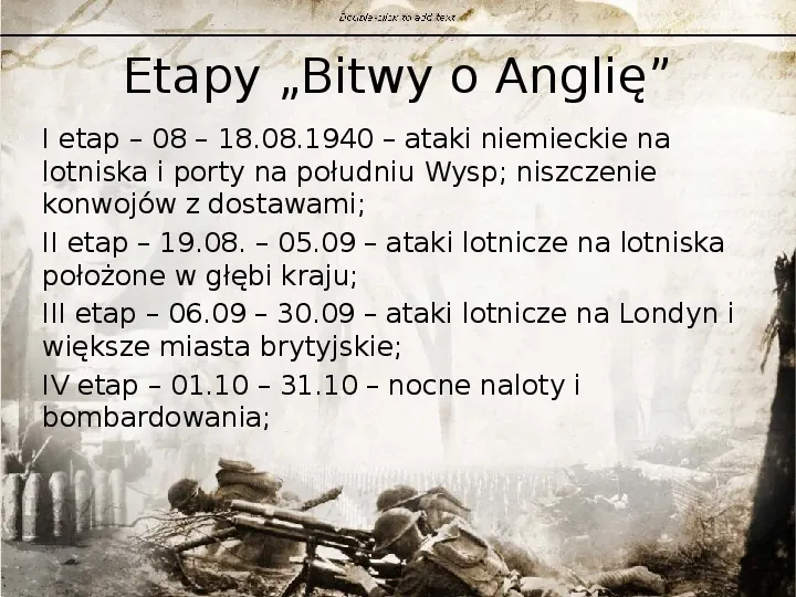 Działania zbrojne w Europie Zachodniej w latach 1939 - Slide 23