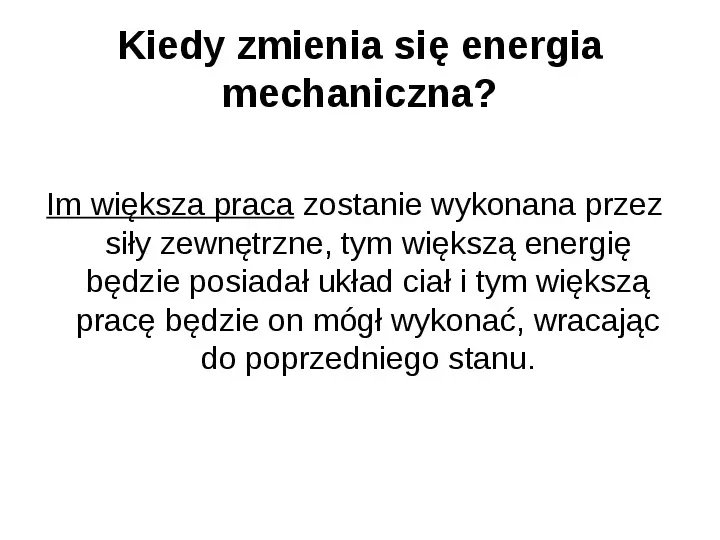 Energia mechaniczna - Slide 7