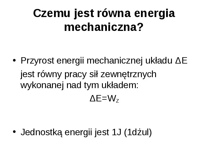 Energia mechaniczna - Slide 8