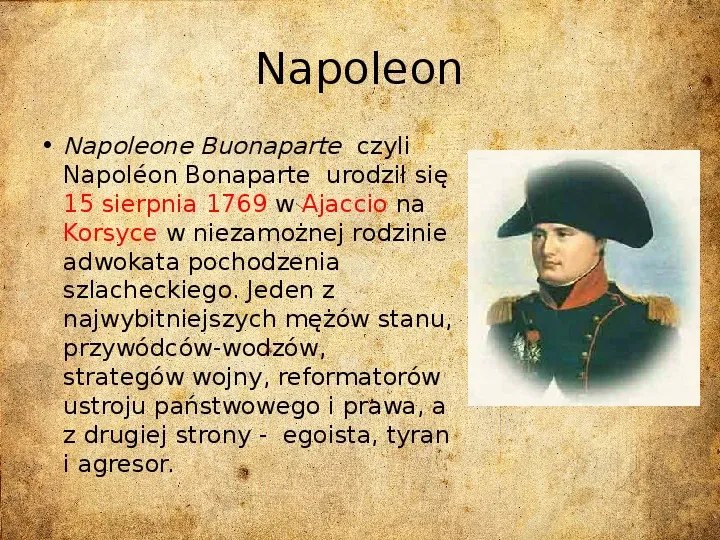 Epoka napoleońska - Slide 2