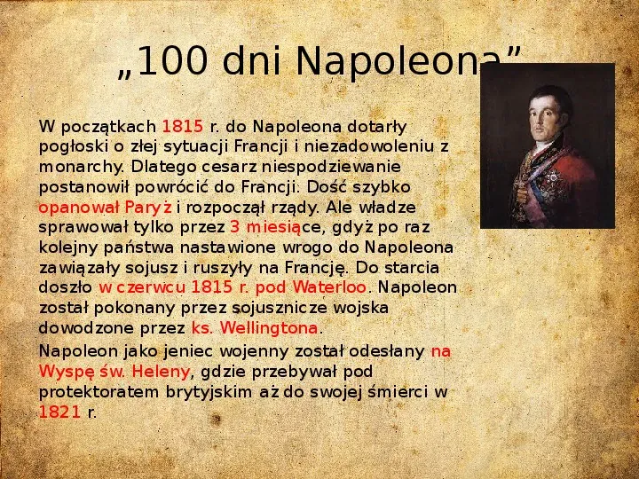 Epoka napoleońska - Slide 26