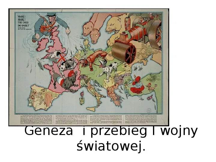 Geneza  i przebieg I wojny światowej - Slide 1
