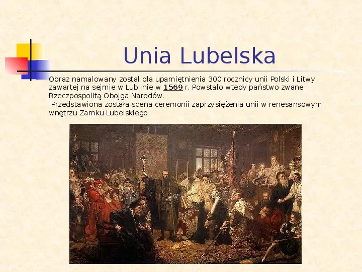 Historia Polski w obrazach Jana Matejki - Slide 5